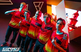 Pavouk play-off je nastaven pro turnaj Esports World Cup Valorant 